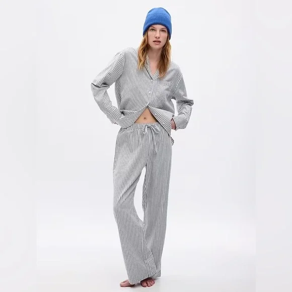 gap flannel pajamas womens